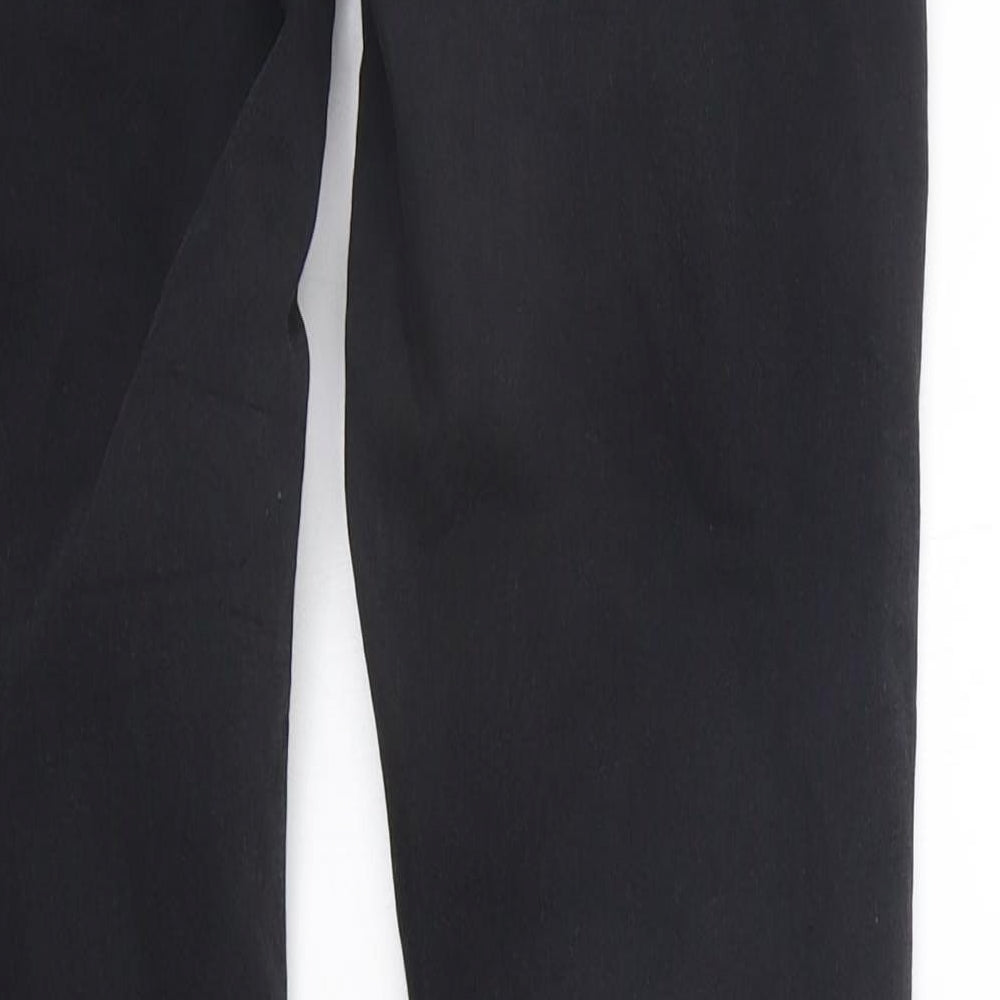 Womens UK Size 10 deniem co Regular Fit  Black Trousers