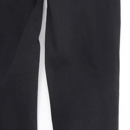 Womens UK Size 10 deniem co Regular Fit  Black Trousers