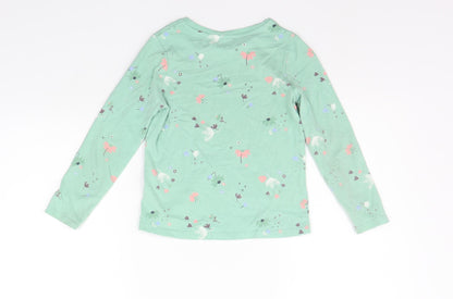 George Boys Green Geometric  Basic T-Shirt Size 5-6 Years