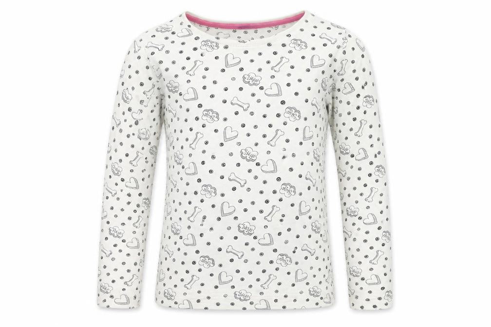 George Boys White Geometric  Basic T-Shirt Size 6-7 Years