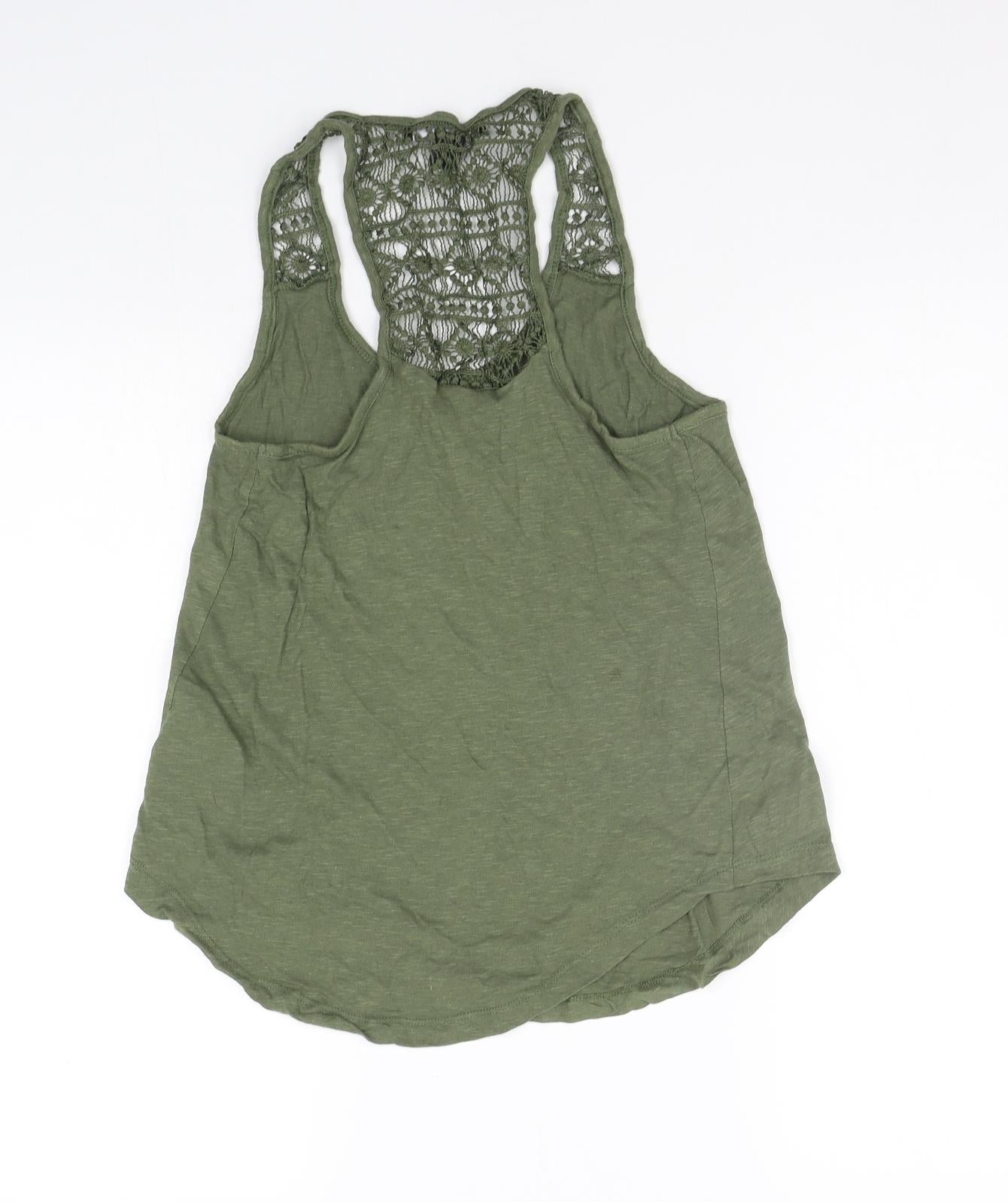 Primark Womens Green   Basic Tank Size 6