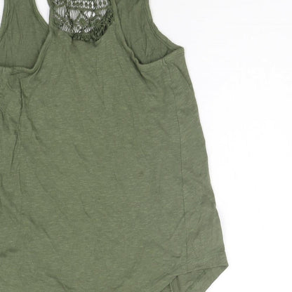 Primark Womens Green   Basic Tank Size 6