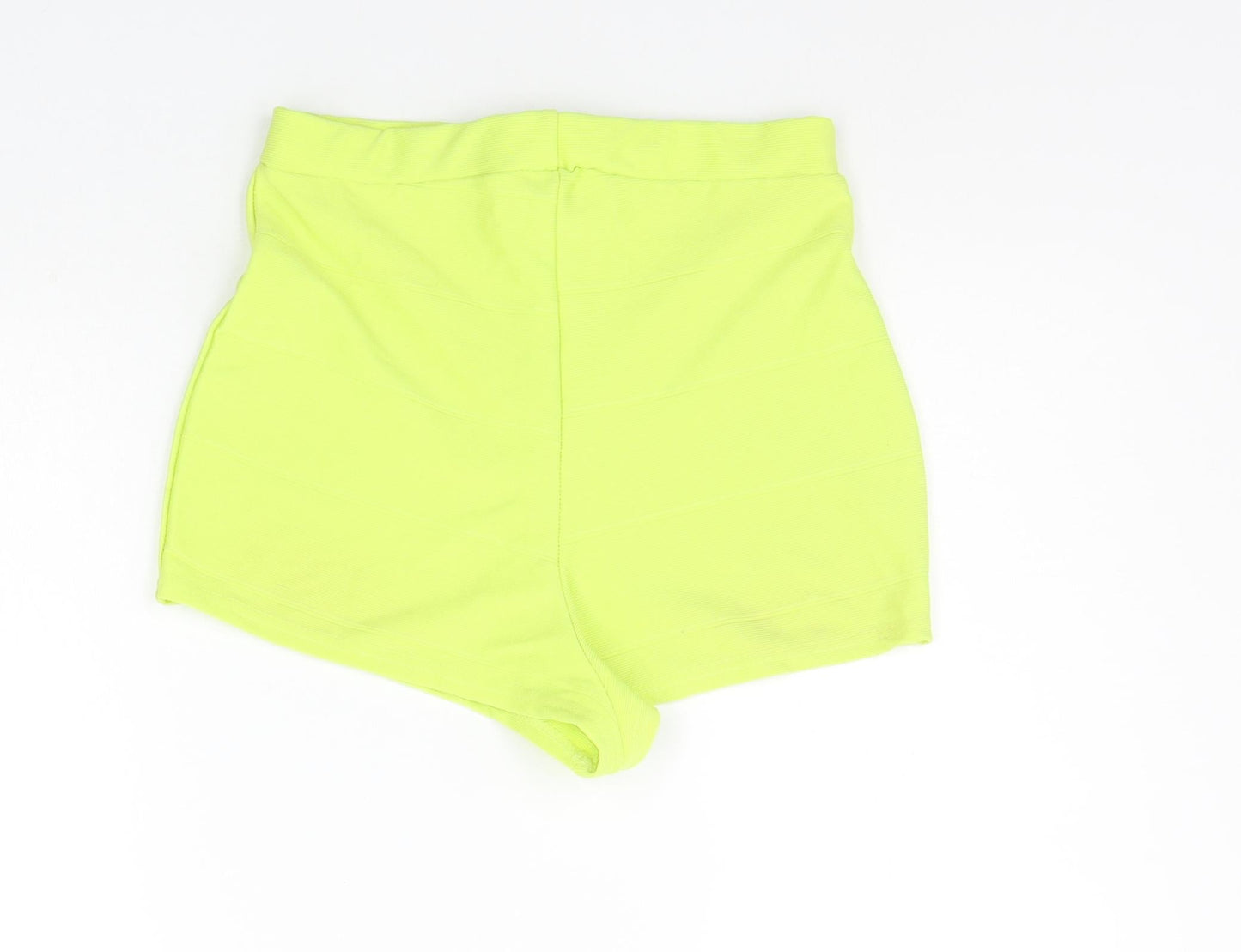 Missguided Womens Yellow   Sweat Shorts Size 10