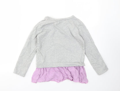 Pumpkin Patch Girls Grey   Pullover Jumper Size 9 Years