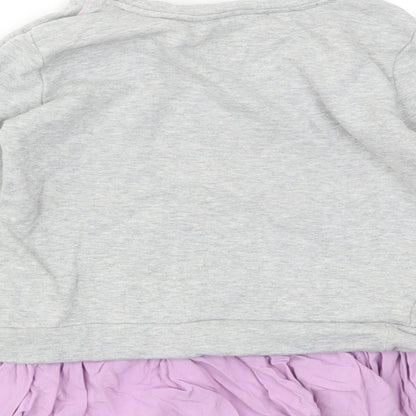 Pumpkin Patch Girls Grey   Pullover Jumper Size 9 Years