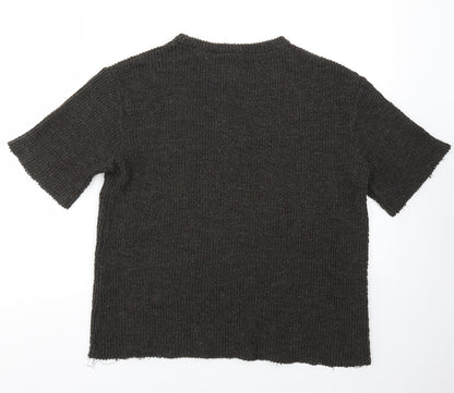 Womens UK Size S Zara Green Pullover Jumper