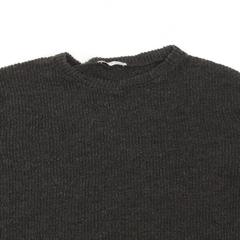 Womens UK Size S Zara Green Pullover Jumper