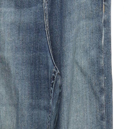 Topshop Womens Blue   Skinny Jeans Size 28 in L30 in