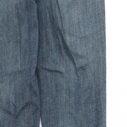 Topshop Womens Blue   Skinny Jeans Size 28 in L30 in