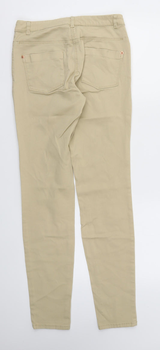 H&M Womens Beige   Skinny Jeans Size 6 L30 in