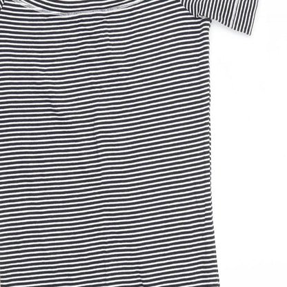 H&M Womens Multicoloured Striped  A-Line  Size S