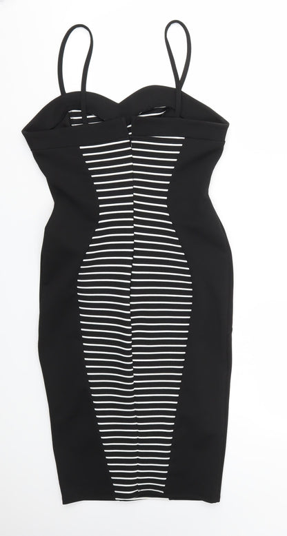 Jessica Womens Multicoloured Striped  A-Line  Size 10