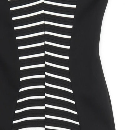 Jessica Womens Multicoloured Striped  A-Line  Size 10