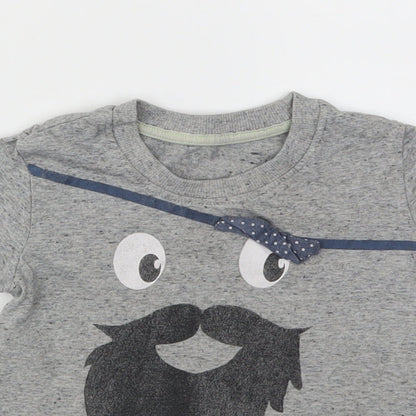 Matalan Boys Grey   Basic T-Shirt Size 12-18 Months