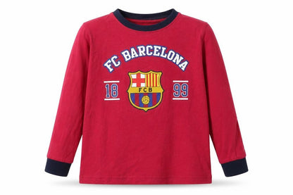 FCB Boys Red   Basic T-Shirt Size 5-6 Years