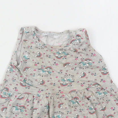 Primark Girls Multicoloured Animal Print  Fit & Flare  Size 2-3 Years