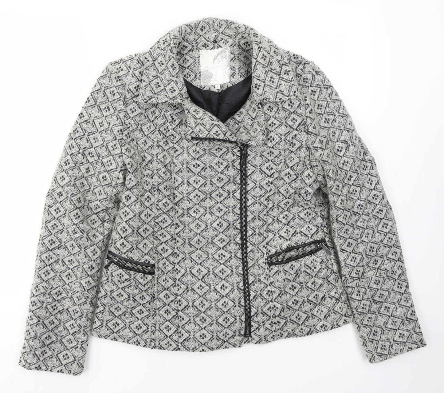 Womens UK Size 12 Debenhams Grey Jacket