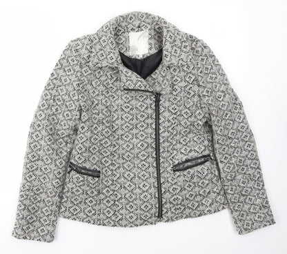 Womens UK Size 12 Debenhams Grey Jacket