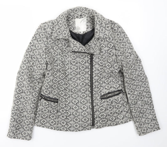 Womens UK Size 12 Debenhams Grey Jacket