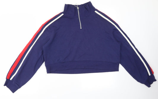 Womens UK Size S H&M Blue Pullover Jumper