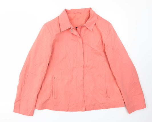 DASH Womens Pink   Jacket Coat Size 16
