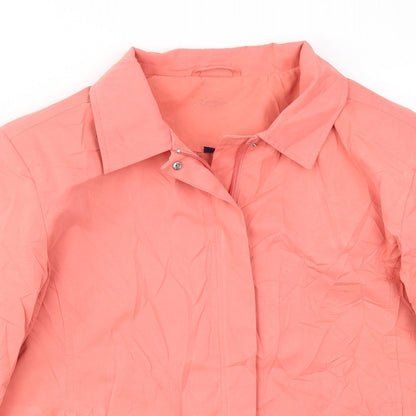 DASH Womens Pink   Jacket Coat Size 16