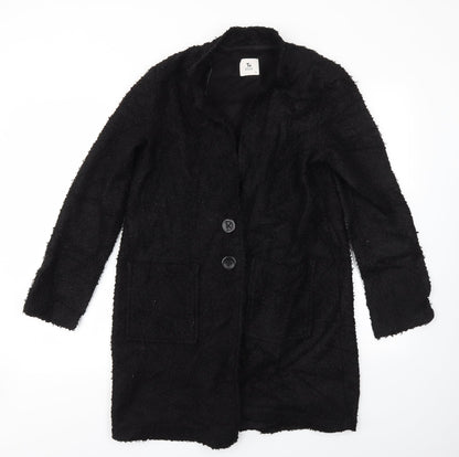 TU Womens Black   Jacket Coat Size 8