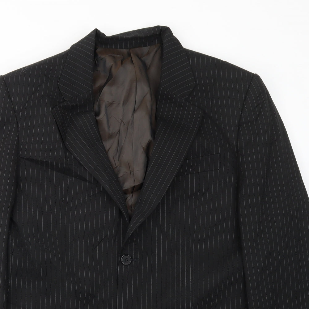 Mens UK Size 40 Taylor & Reece Regular Black Suit Jacket