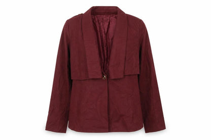 CUTIE  Womens Red   Jacket Blazer Size 10
