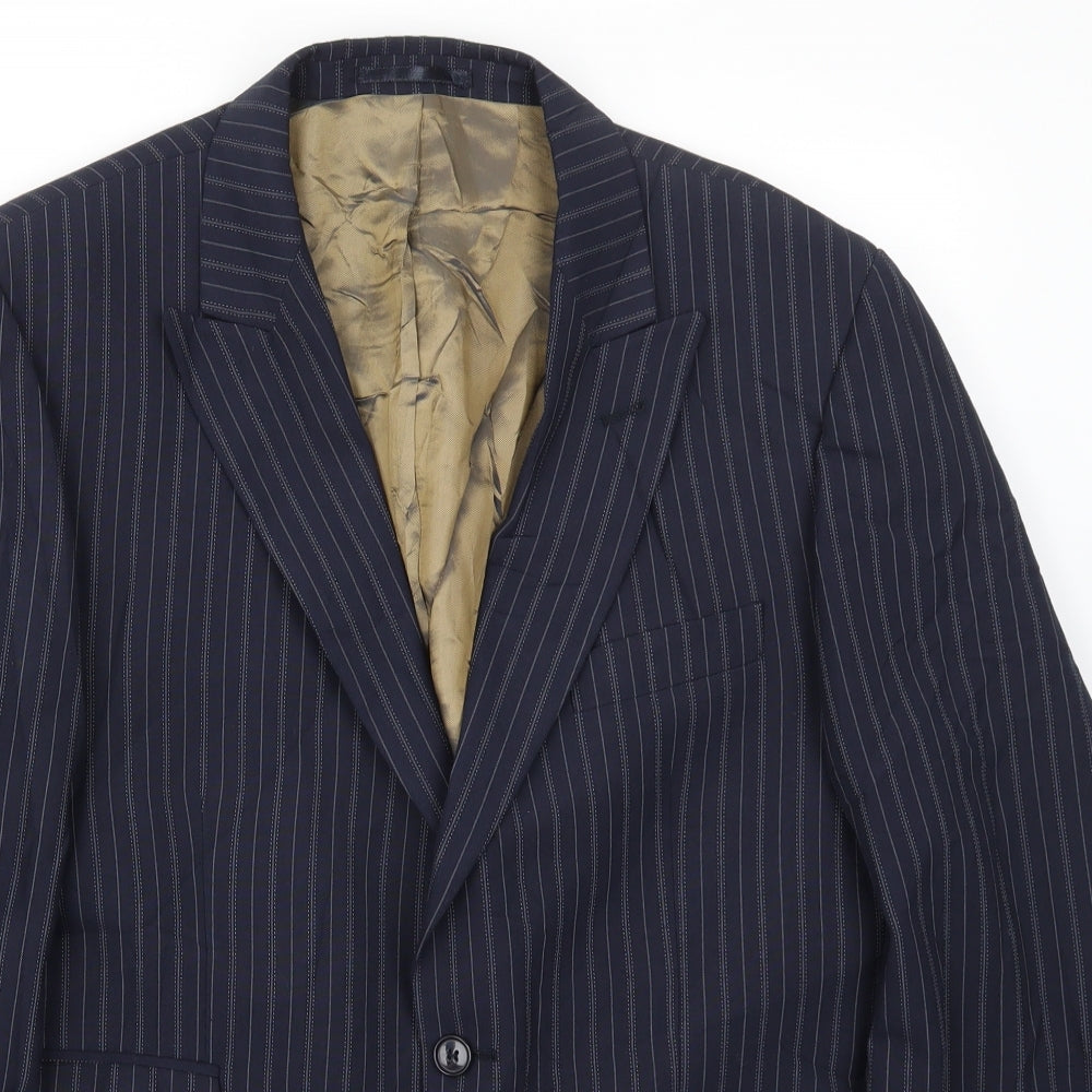 Mens UK Size 40 Taylor & Reece Regular Blue Suit Jacket
