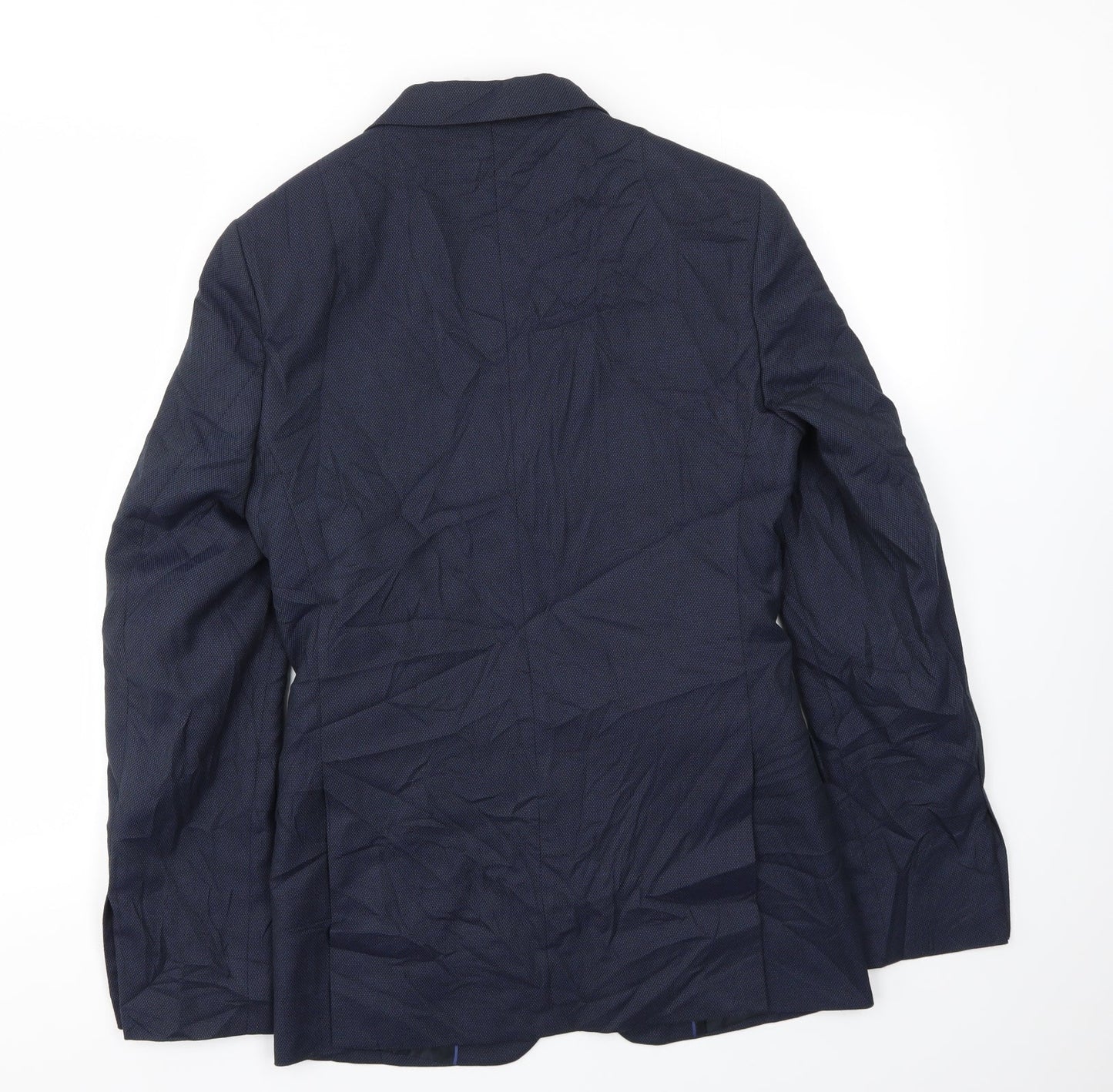 Mens UK Size 34 M&S Regular Blue Suit Jacket