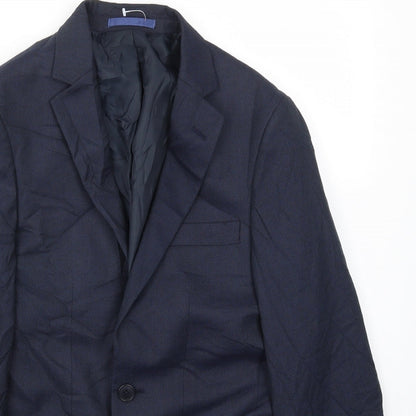 Mens UK Size 34 M&S Regular Blue Suit Jacket