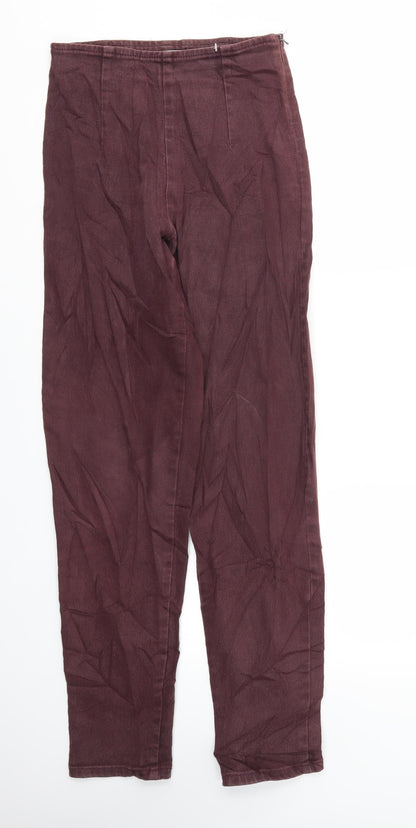 George Womens Red   Straight Jeans Size 28 L31 in