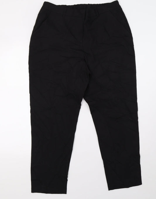 Womens UK Size 14 Dorothy Perkins Regular Fit  Black Trousers