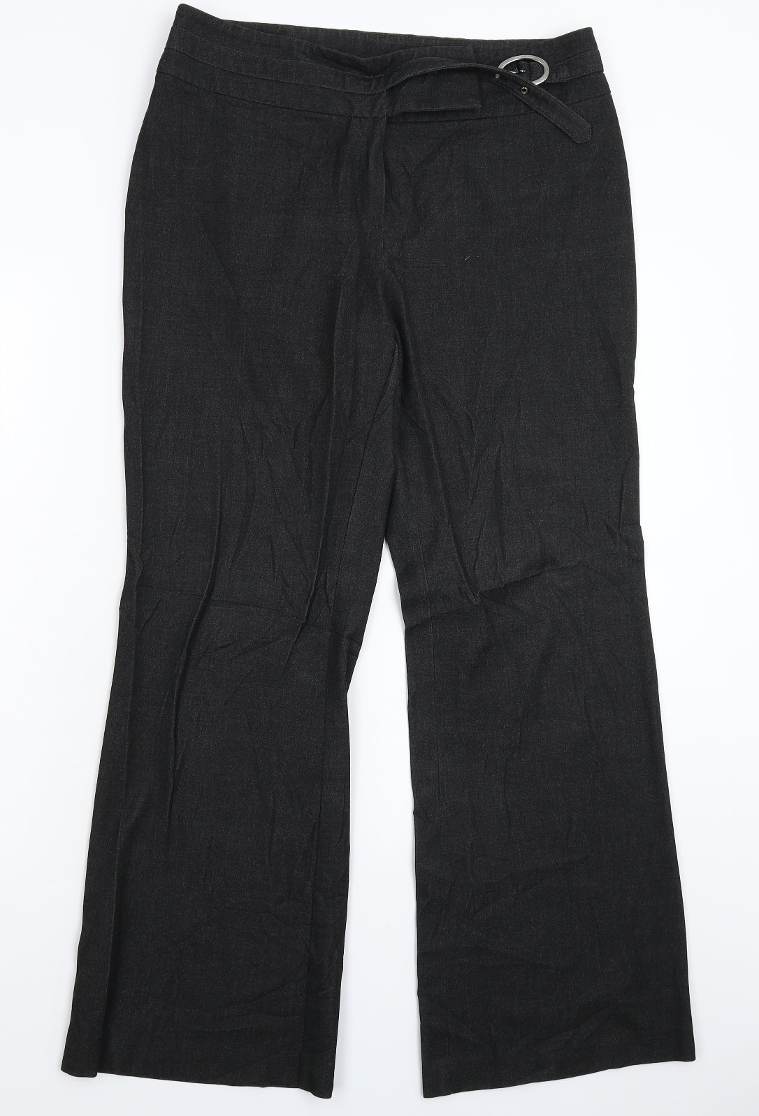 Womens UK Size 32 in Marks and Spencer Regular Fit  Black Trousers