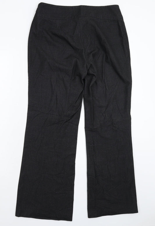 Womens UK Size 32 in Marks and Spencer Regular Fit  Black Trousers
