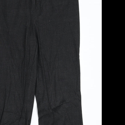 Womens UK Size 32 in Marks and Spencer Regular Fit  Black Trousers