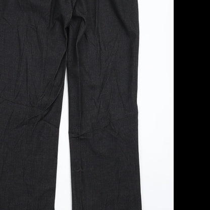 Womens UK Size 32 in Marks and Spencer Regular Fit  Black Trousers