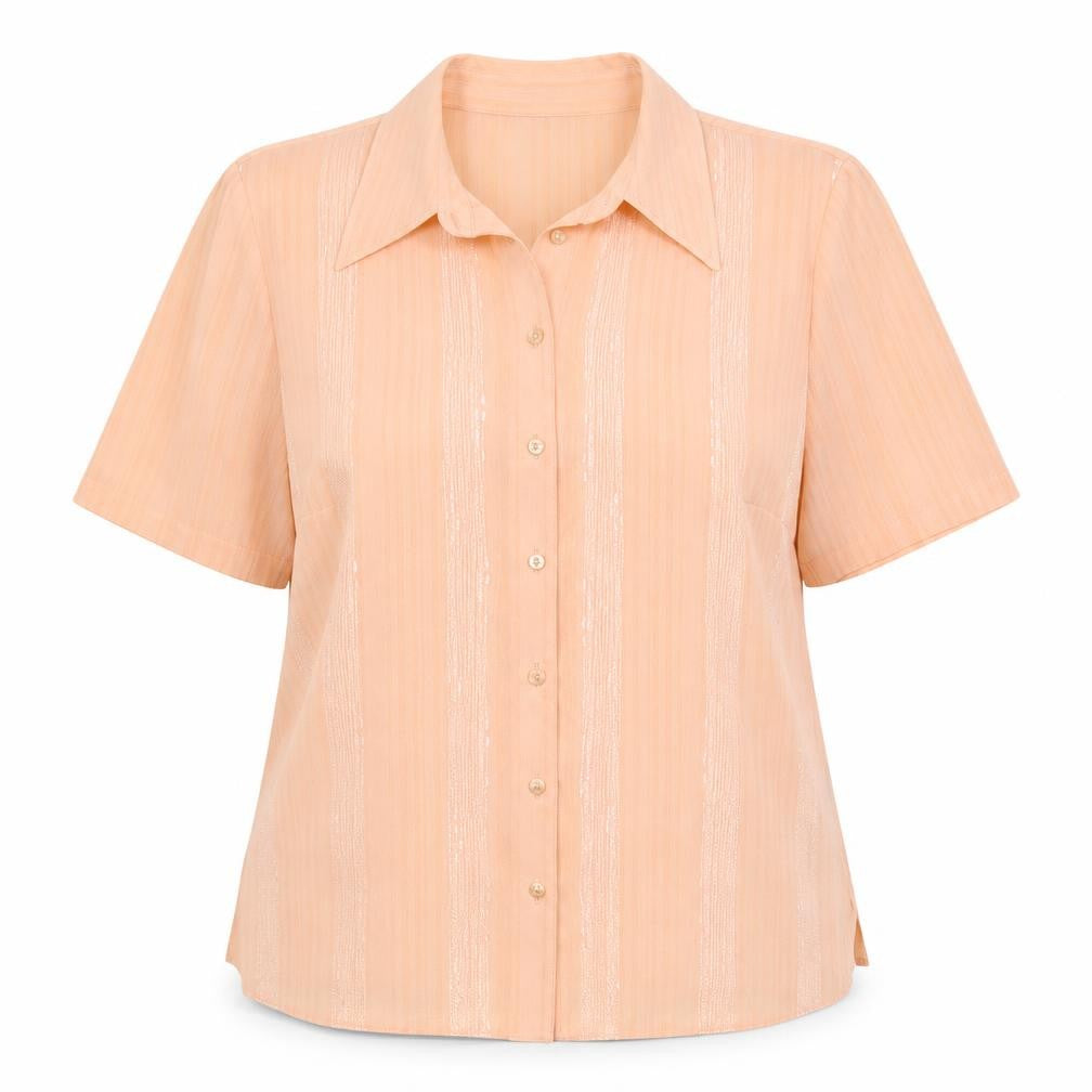 Womens UK Size 16 Fosby Pink Basic Button-Up