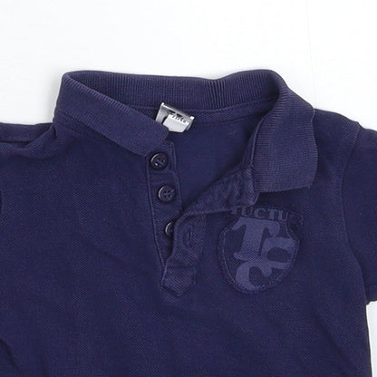 tuc tuc Baby Blue   Basic Polo Size 12 Months