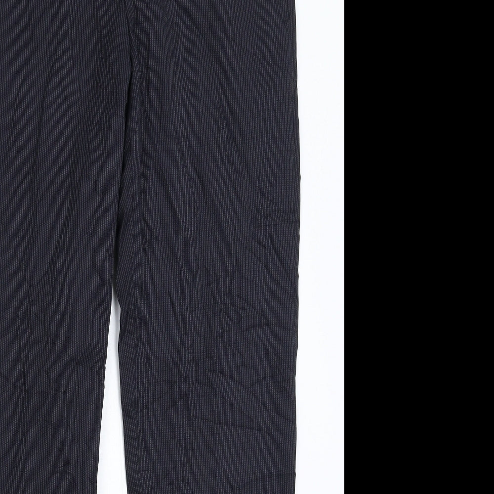 Burton Mens Blue Striped  Dress Pants Trousers Size 32 L30 in