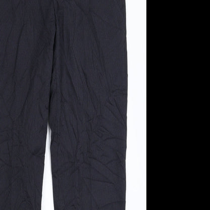 Burton Mens Blue Striped  Dress Pants Trousers Size 32 L30 in