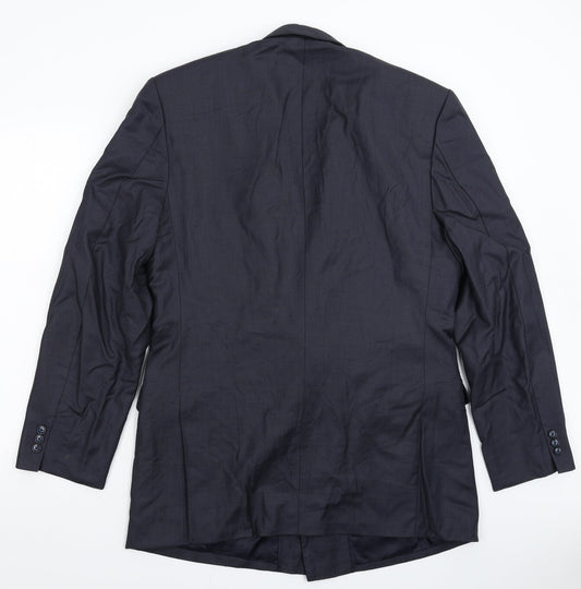 Ash Samtani Mens Blue   Jacket Suit Jacket Size 42