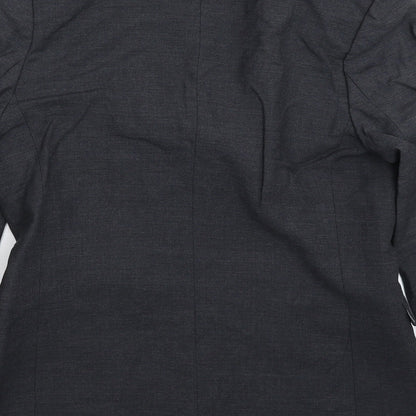 Womens UK Size 10 Marks and Spencer Regular Grey Suit Jacket