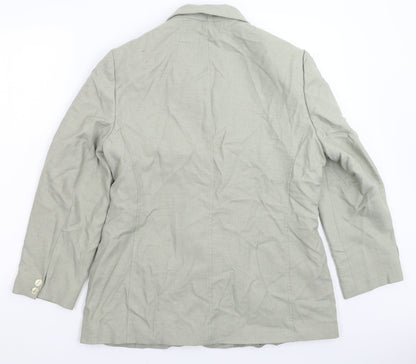 Womens UK Size 16 Preworn Regular Green Suit Jacket