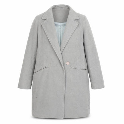 Womens UK Size 14 Boohoo Grey Overcoat