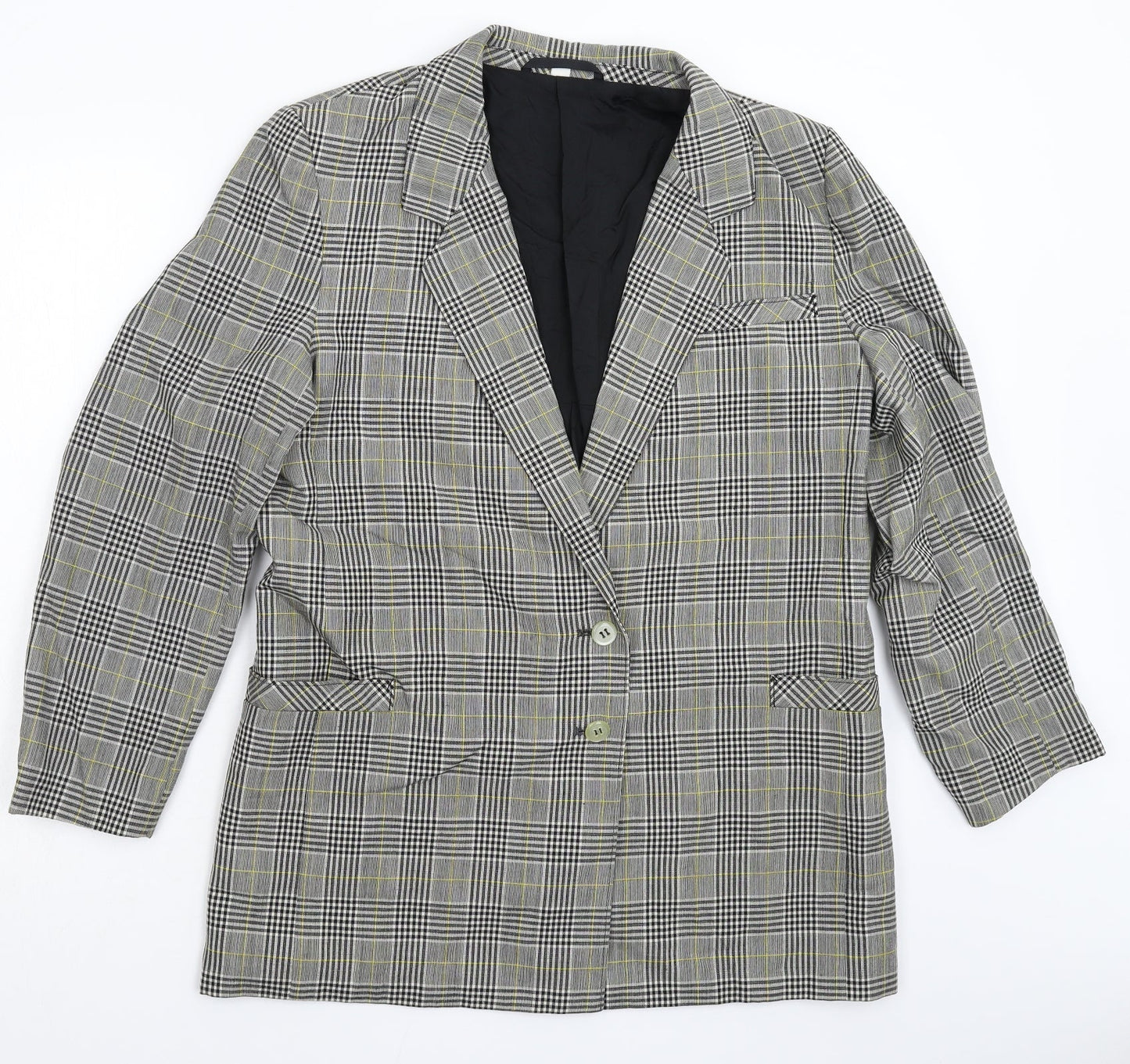 Womens UK Size XL Preworn Regular Grey Suit Jacket