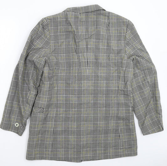 Womens UK Size XL Preworn Regular Grey Suit Jacket