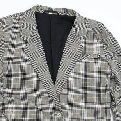 Womens UK Size XL Preworn Regular Grey Suit Jacket
