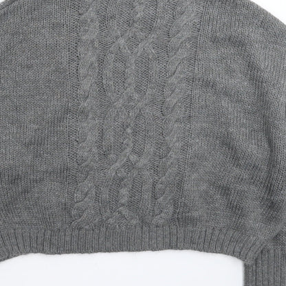 Womens UK Size XS Divided Grey Pullover Jumper